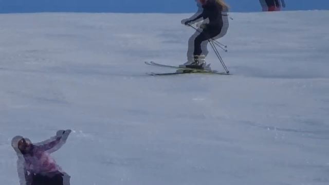 Дрифт на лыжах от @feoktistovski 👍⛷️😱👊 NLI Drift смотреть онлайн