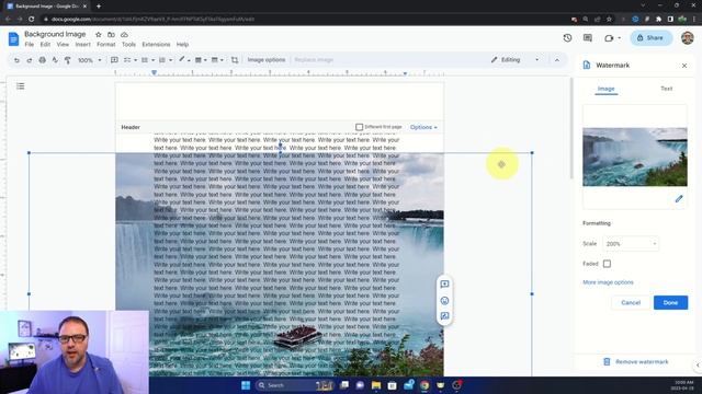 How to Add Background Image in Google Docs смотреть онлайн