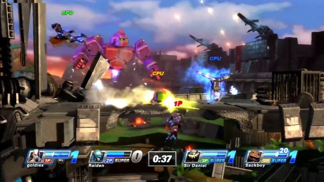 PlayStation All-Stars Battle Royale Episode 1-Kratos Arcade Mode [goldiex] смотреть онлайн