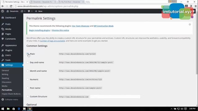 How to Setting Permalink in Wordpress смотреть онлайн
