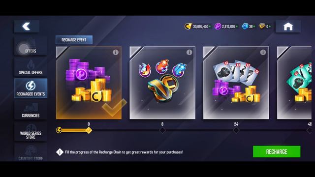 Asphalt 8, New Recharge Event Rewards😛 смотреть онлайн