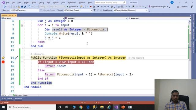 Fibonacci Series using Recursion in VB.Net - Part 3 смотреть онлайн