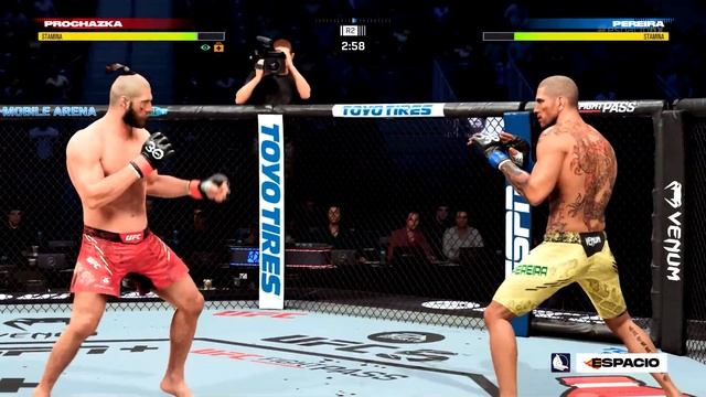 Jiri Prochazka vs. Alex Pereira in UFC 5! смотреть онлайн