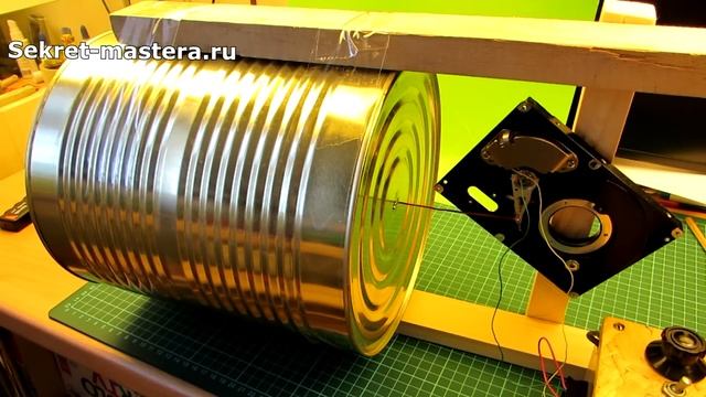Как cделать динамик из винчестера и банки своими руками / Самоделки Sekretmastera смотреть онлайн