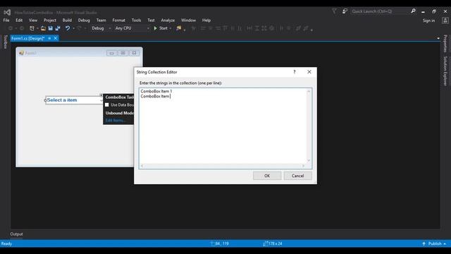 How To Use ComboBox In Windows Application Using C# .Net смотреть онлайн