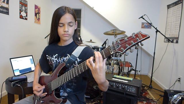 BLEEDING - "Intravenous Semen Rehydration" Guitar Cover (w/ tab) смотреть онлайн