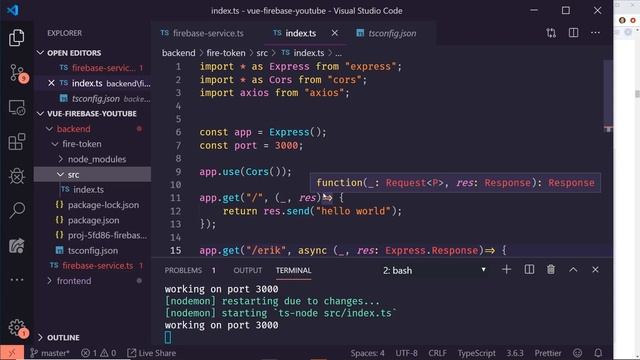 Vue.js Firebase Authentication - Backend Token Authorization смотреть онлайн