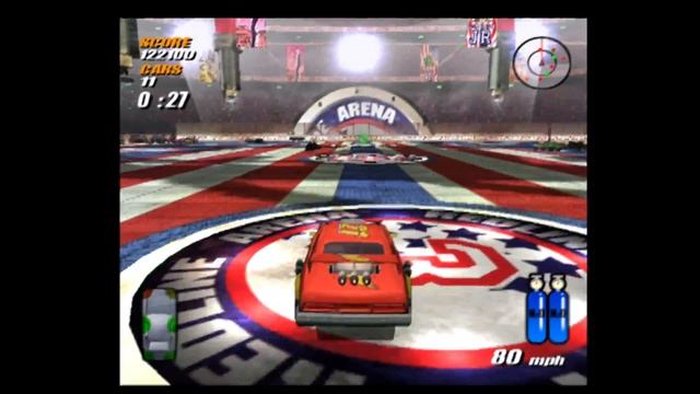 Destruction Derby Arenas Walkthrough (PS2) - Championship Part 8 - Carver - 60 fps смотреть онлайн