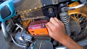 Гелевый аккумулятор 12в. 7ам.ч. для мотоцикла ИЖ Юпитер 4 Распаковка Обзор Установка Работа