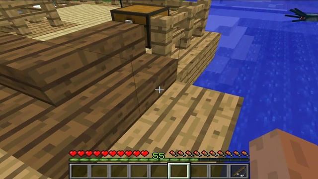 как сделать удочку и поймать рыбу в майнкравте 1.5.2. смотреть онлайн