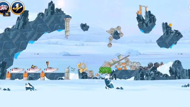 Angry Birds Star Wars Hoth 17 уровень "Для души" смотреть онлайн