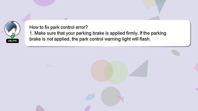 How to fix park control error? смотреть онлайн
