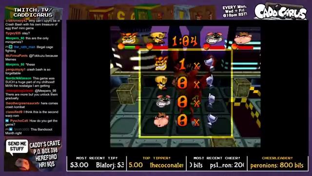 Caddy Plays Crash Bash (Part 1) [PS1, 200% RUN] смотреть онлайн