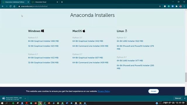 AI and Machine learning installation of Anaconda IDE for Python смотреть онлайн