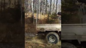 Ниссан атлас 4х4 в деле, 38 тапки Шины Lakesea ALLIGATOR. покатушки