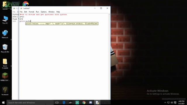 HOW TO DIVIDE AND GET QUOTIENT IN PYTHON смотреть онлайн