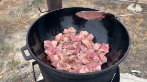 ГРЕЧКА ПО КУПЕЧЕСКИ в Казане на костре. Плов из Гречки.