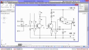 [AUTOCAD - 2D] 11. Начало черчения электрической схемы