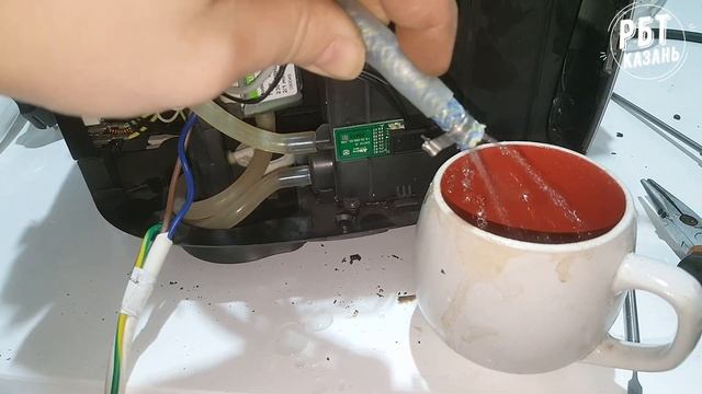 Ремонт кофемашины Philips Saeco XSmall - ошибка, нет подачи кофе смотреть онлайн