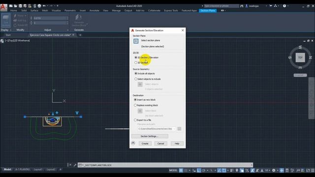 Cómo crear vistas 2D a partir de un modelo 3D en AutoCAD смотреть онлайн