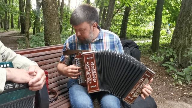 Измайловский пятачок, Гармонист Павел Бузин. гармонь Нижегородская смотреть онлайн