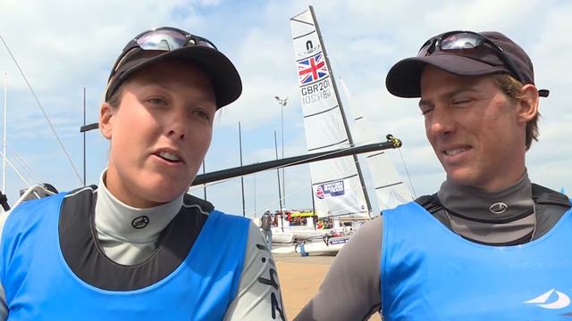 ISAF World Cup Weymouth - Matias Bühler & Nathalie Brugger NACRA17 смотреть онлайн
