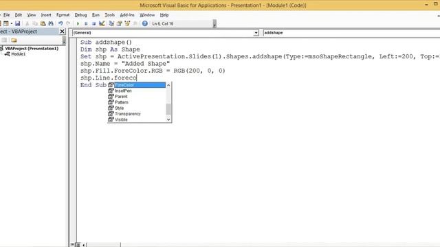 3.VBA : How to insert and Format shape using VBA in Power Point| Easy VBA Idea смотреть онлайн