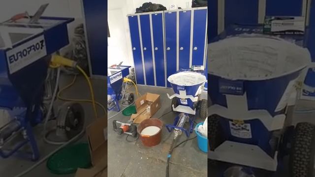 Euromair Jet Pro 80 Plastering Machine Demo смотреть онлайн