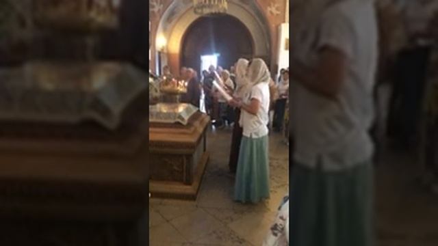 Светилен Успения Пресвятой Богородицы. Храм Всемилостивого Спаса в Митино. 29.08.18г смотреть онлайн