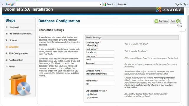 Joomla 2.5 Training - Database Installation with Sample Data- Lesson3 смотреть онлайн