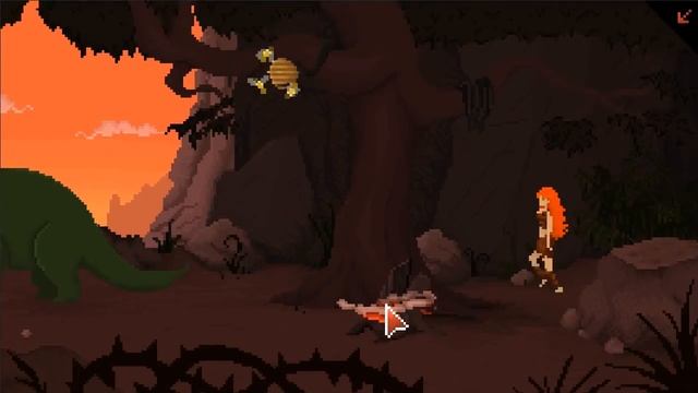 Theropods (Flash) Free Prehistoric Pixel Art Point and Click Adventure Game #AdvJam 2015 Demo смотреть онлайн