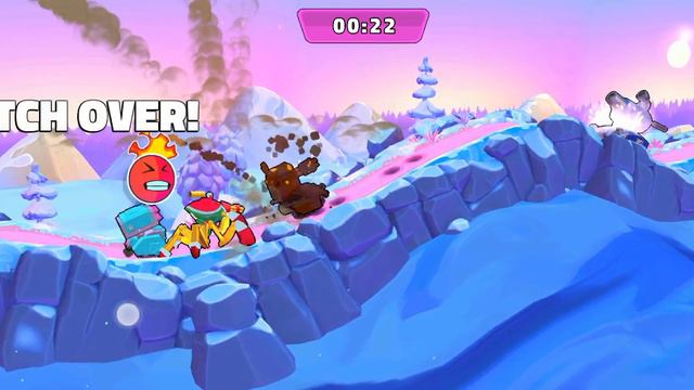 Hills of steel 2. Arachno vs Kong. play 1vs3 Boss Battle. смотреть онлайн