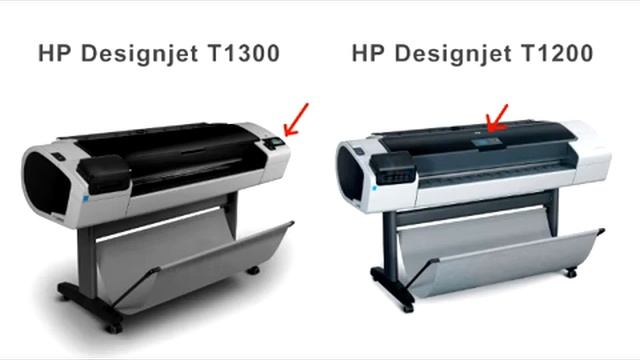 HP Designjet T1300 . Обзор. Сравнение с HP Designjet T1200 смотреть онлайн