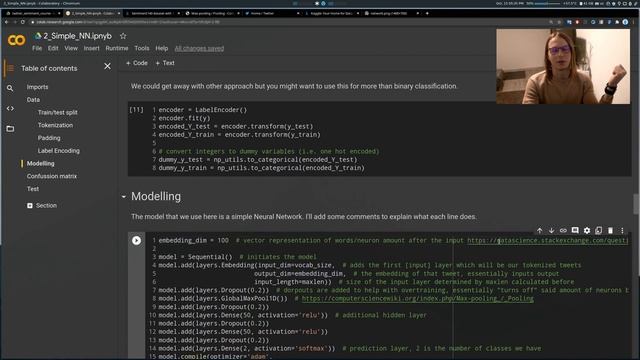 Text Classification using Neural Network | Google Colab смотреть онлайн