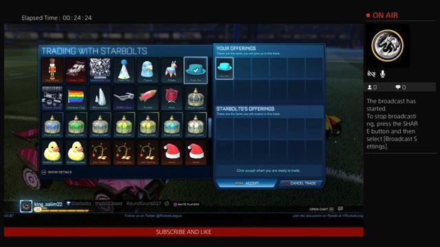 ROCKET LEAGUE- DONATE FOR STREAM/OPENING CRATE смотреть онлайн