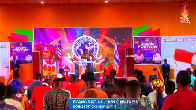 DOUBLE PORTION LIBERIA With: REV. LUCY NATASHA CARMEL(ORACLE 1) HOST: EVANGELIST-DR J. BEN GREATNES смотреть онлайн