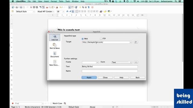 How to create Hyperlinks in Libreoffice смотреть онлайн