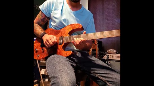 Vento Music Hawaii handmade KOA Electric Guitar смотреть онлайн