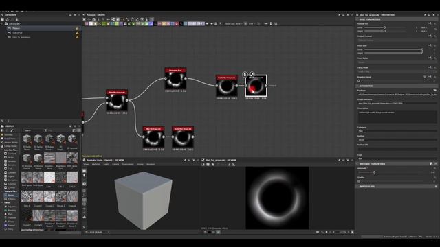 VFX Fire Projectile Ring Texture Substance Designer смотреть онлайн