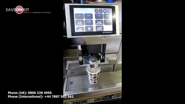 Thermoplan Black & White 3 BW3 CTM CTS3 Coffee Machine Bean To Cup + Milk Fridge смотреть онлайн