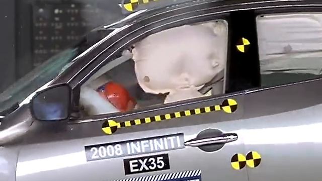 Infiniti EX35 crash test moderate смотреть онлайн