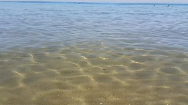 Видео отчёт по чистейшему морю в Витязево 5.09.2016 9.30 утра смотреть онлайн