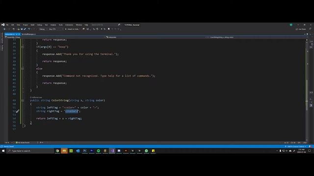 Unity Terminal - (Episode 4/5) Colouring Text with Rich Text смотреть онлайн