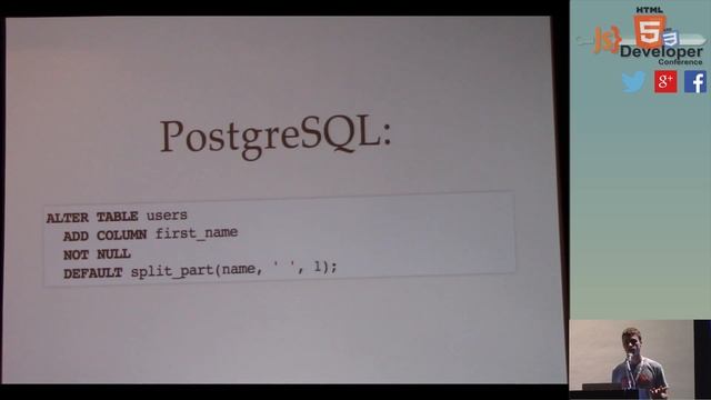 HTML5DevConf: Conrad Irwin, "MongoDB, confessions of a PostgreSQL-lover" смотреть онлайн