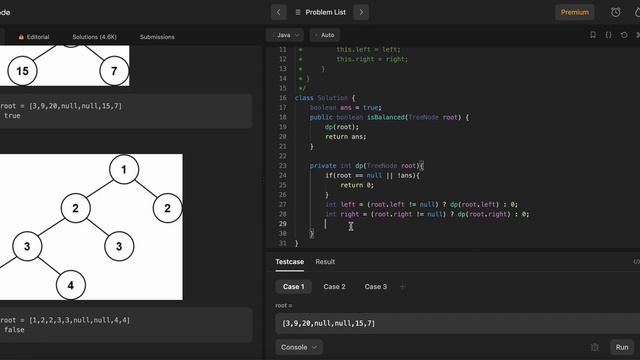 LeetCode110題_Balanced Binary Tree (Java) смотреть онлайн