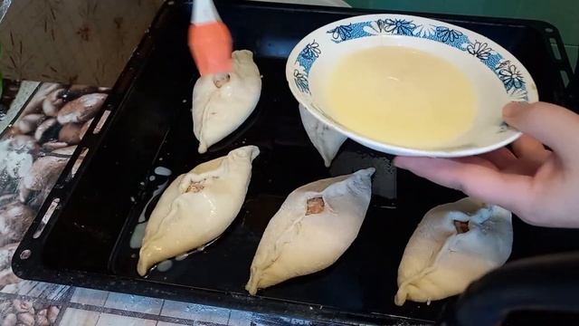 РАССТЕГАЙ С МЯСОМ, СЫРОМ!!!#расстегай#тили-тесто#выпечка смотреть онлайн