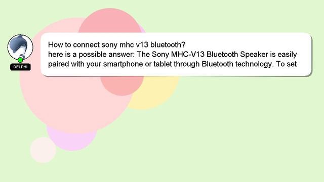 How to connect sony mhc v13 bluetooth? смотреть онлайн