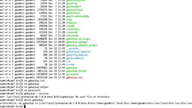 Greenplum 7 Beta: Installing Backup / Restore Utilities 1.27.0 and later for GPDB 7 Beta смотреть онлайн