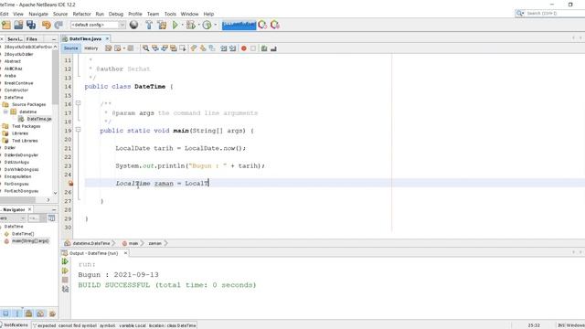 JAVA DATE TİME смотреть онлайн