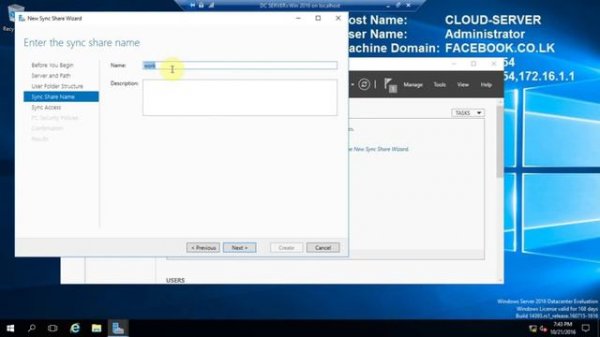 Configure Work Folders in Windows Server 2016